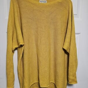 Mustard Yellow Women's Knit Sweater